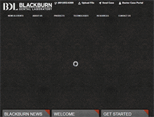 Tablet Screenshot of blackburndentallab.com